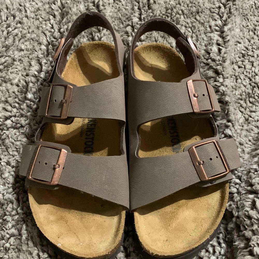 Birkenstock Milano Regular Mocca Birko Floor Size 39/ L 8 M 6